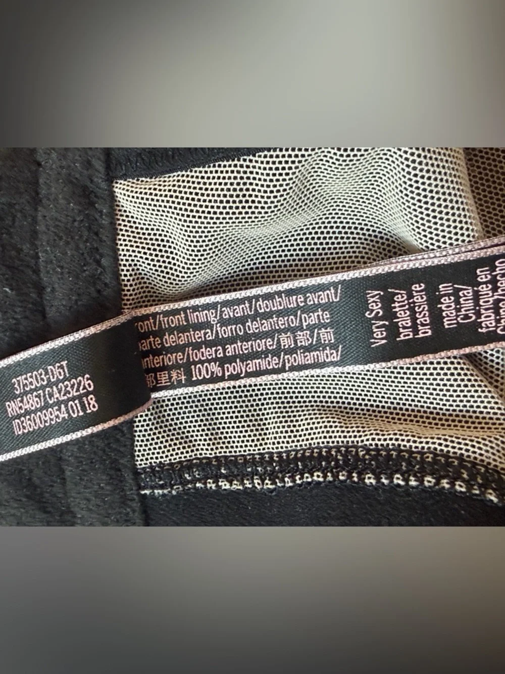 Victoria’s Secret Very Sexy Lace Bralette Intimates Crop Top Bra Black & Nude - Picture 7 of 12